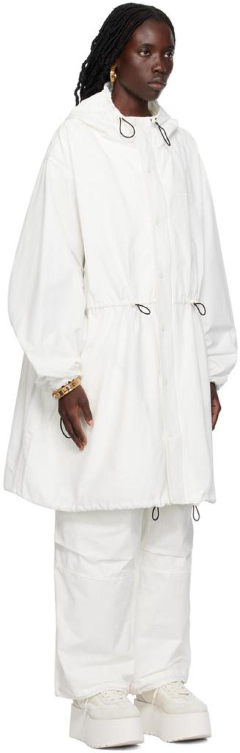 White 'The Balloon' Coat