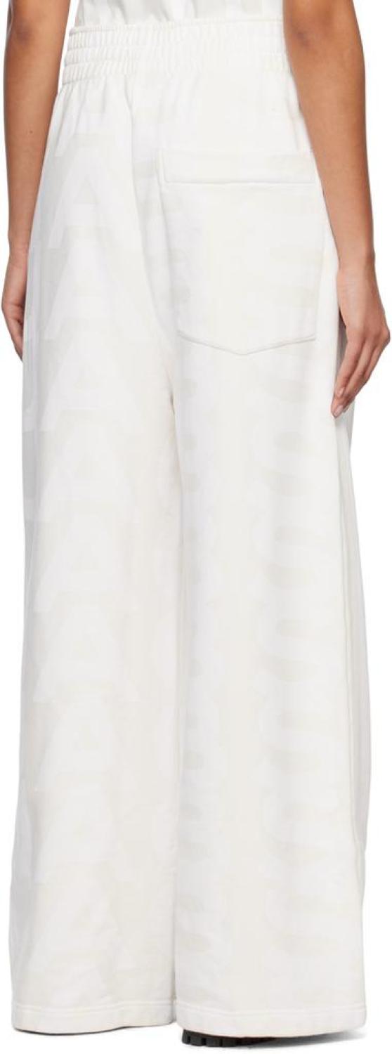 White 'The Monogram' Lounge Pants