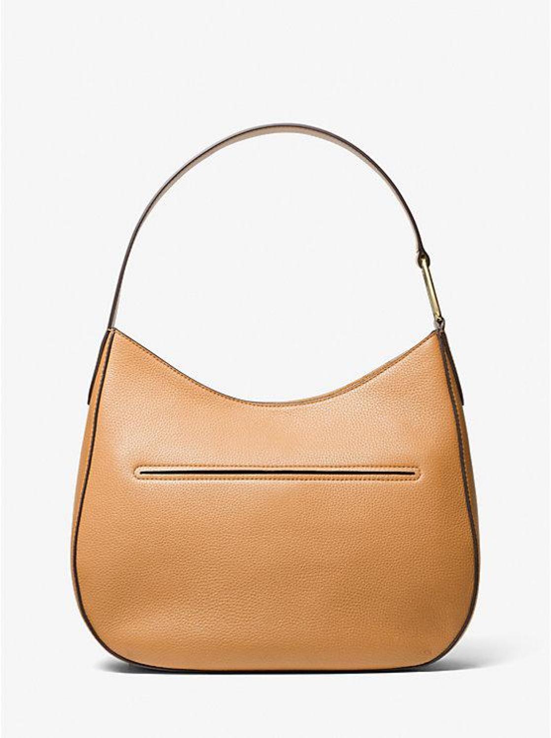 Kensington Large Pebbled Leather Hobo Shoulder Bag