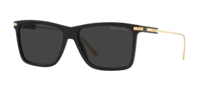 Prada PR 01ZS 1BO08G Square Polarized Sunglasses