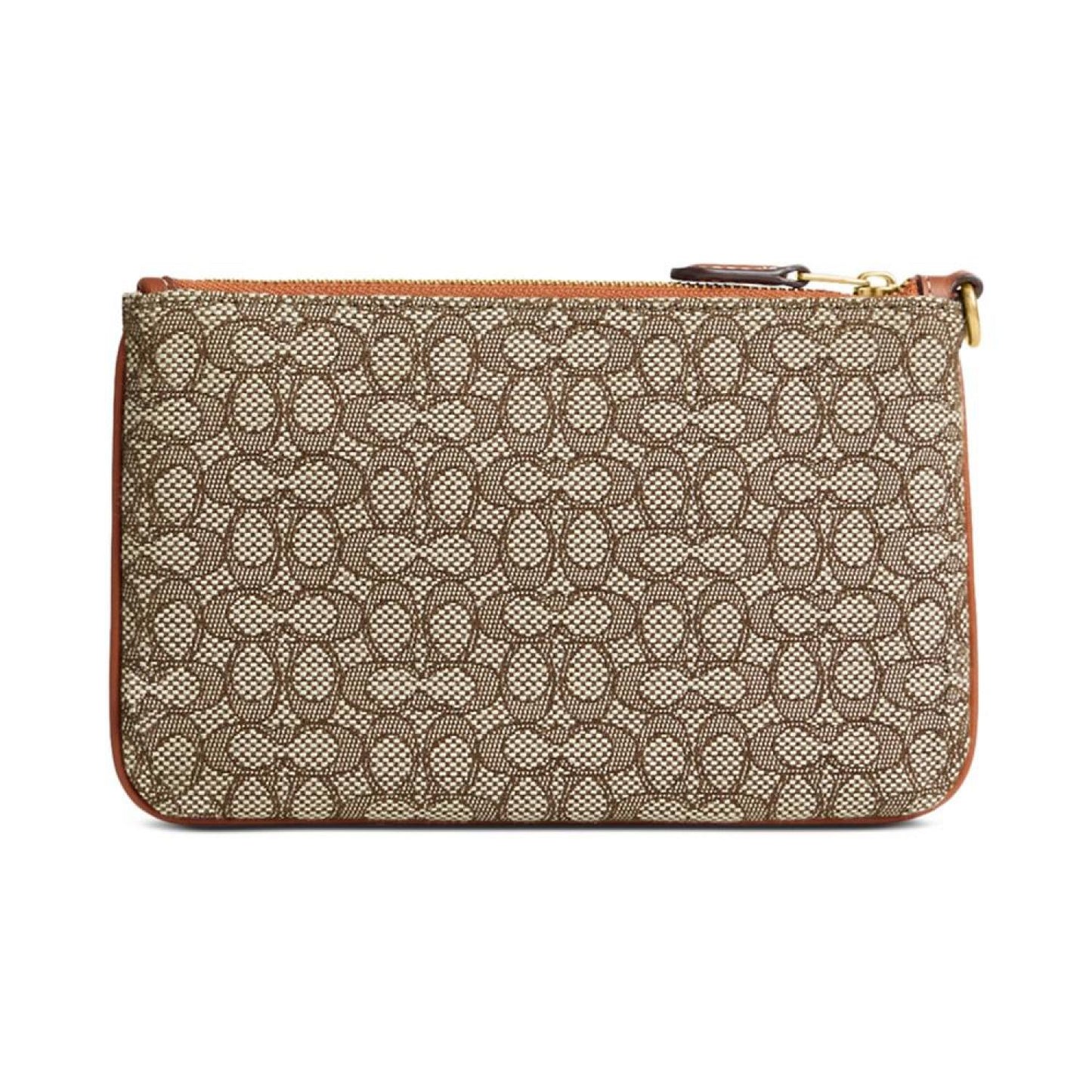 Signature Jacquard Small Wristlet