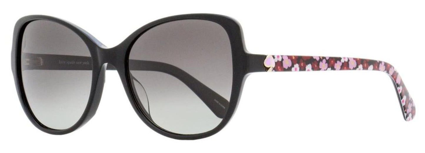 Kate Spade Women's Butterfly Sunglasses Esmae 7J2WJ Black 56mm