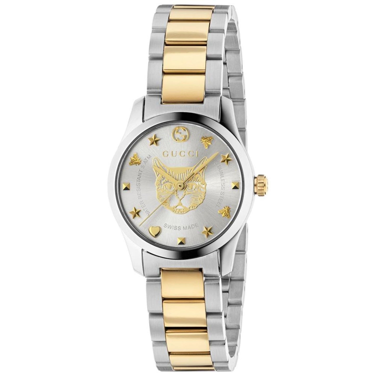 Women's Swiss G-Timeless Two-Tone Stainless Steel Bracelet Watch 27mm