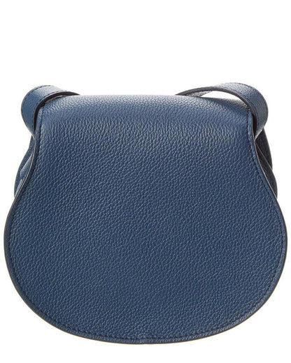 Chloé Marcie Small Leather Saddle Bag