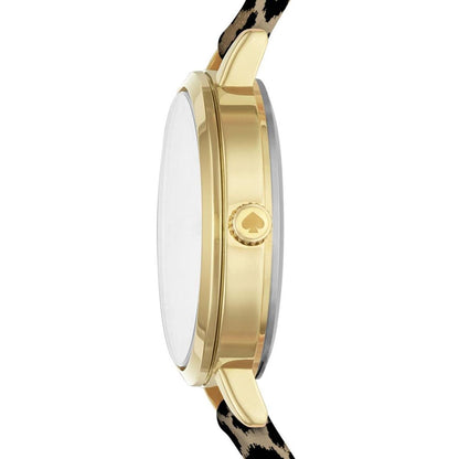 kate spade new york women's metro three-hand, gold-tone alloy watch