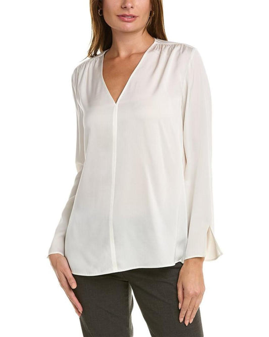 BOSS Hugo Boss Lore Silk-Blend Top