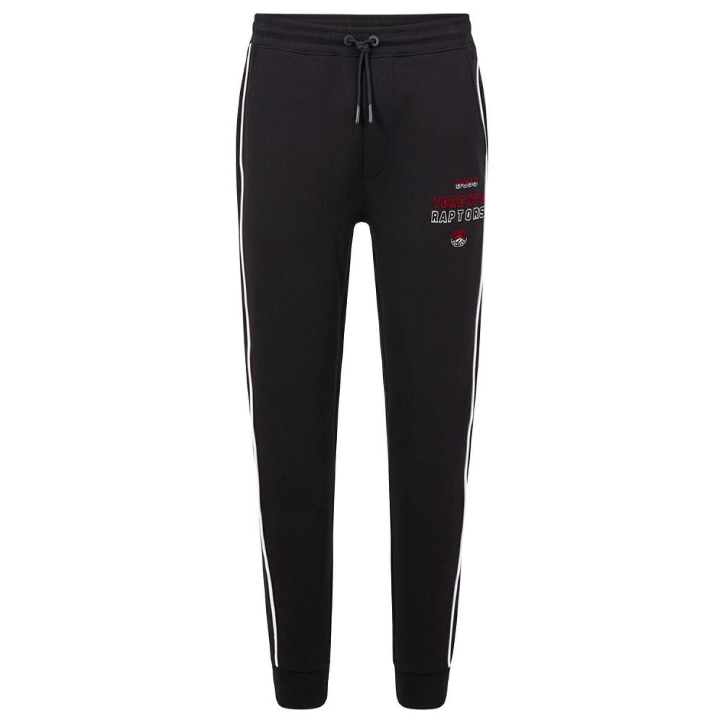 Men's Boss NBA Flock-Print Logo Tracksuit Bottoms