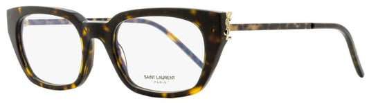 Saint Laurent Women's Cateye Eyeglasses SL M48 004 Havana/Gold 51mm