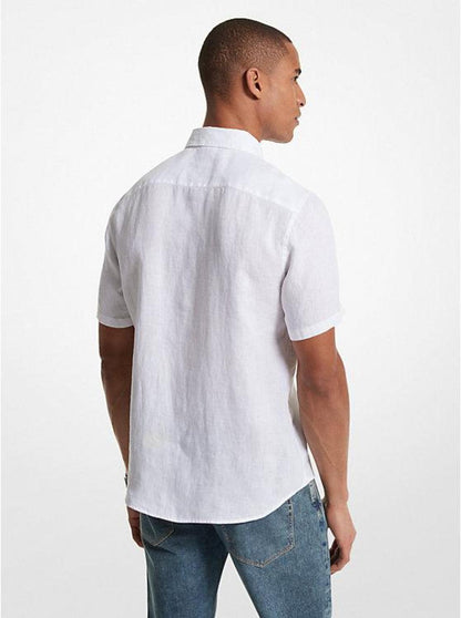 Slim-Fit Linen Shirt