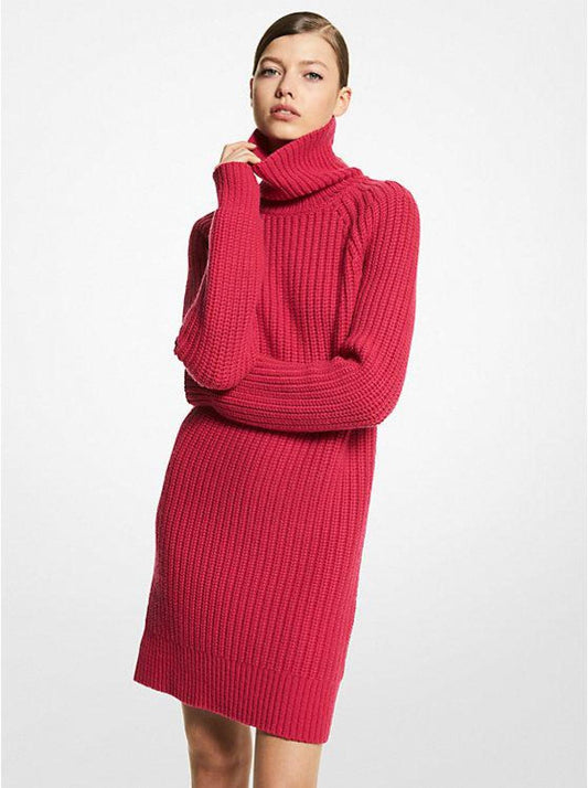 Cashmere Turtleneck Dress