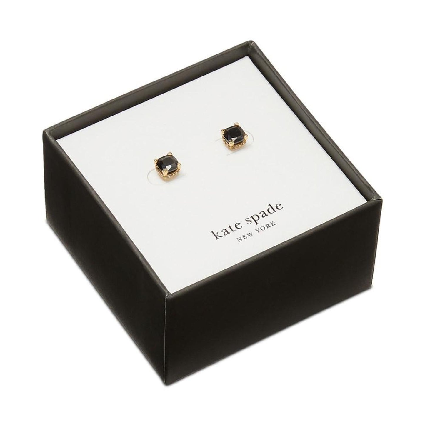 Little Luxuries Pavé & Crystal Square Stud Earrings