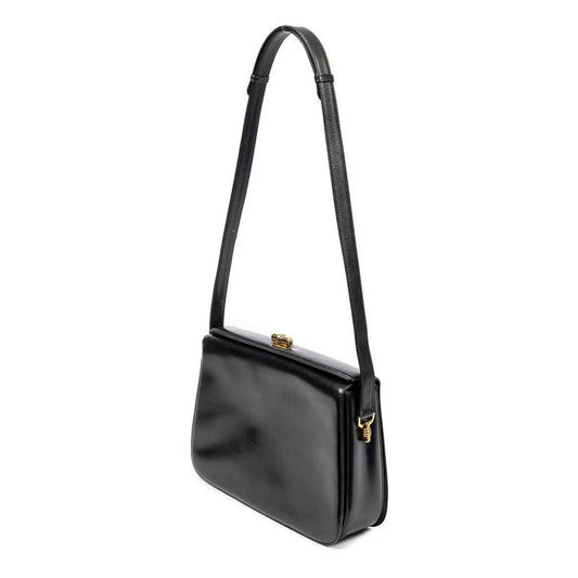 Top Turnlock Clasp Square Shoulder Bag