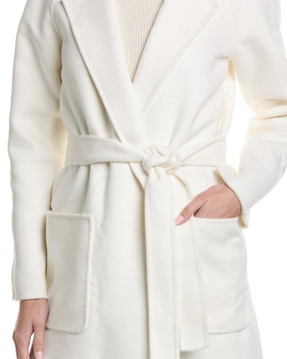 Michael Kors Collection Melton Wool, Angora, & Cashmere-Blend Bathrobe Coat