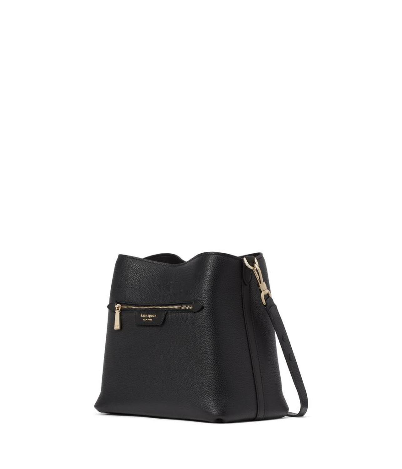 Hudson Pebbled Leather Shoulder Bag