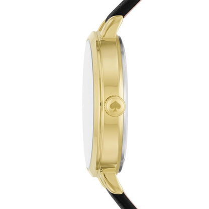 kate spade new york women's metro three-hand, gold-tone alloy watch