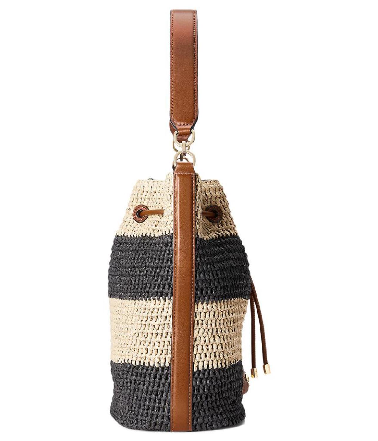 Raffia Large Andie Drawstring Bag