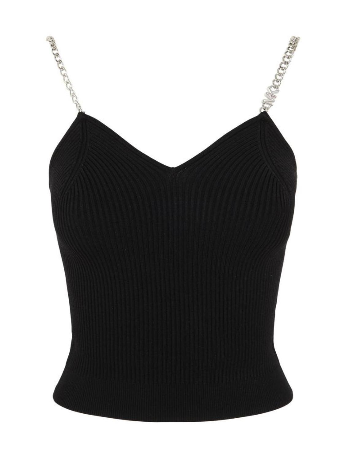 Michael Michael Kors V-Neck Chain Link Tank Top