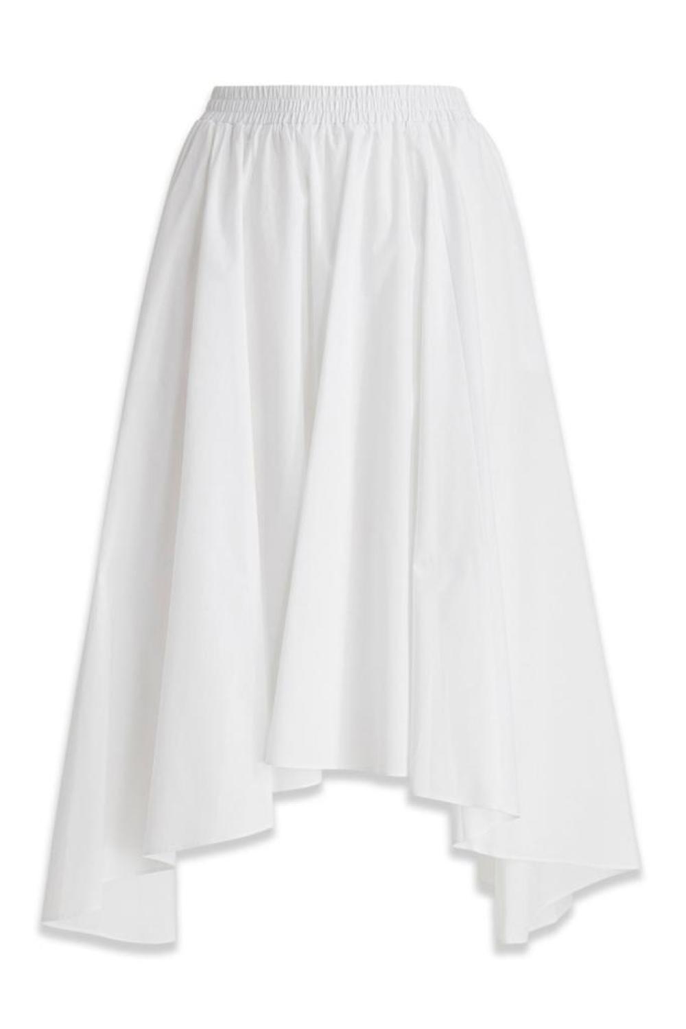 Michael Michael Kors Poplin Handkerchief Midi Skirt