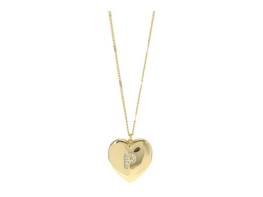 P Heart Locket