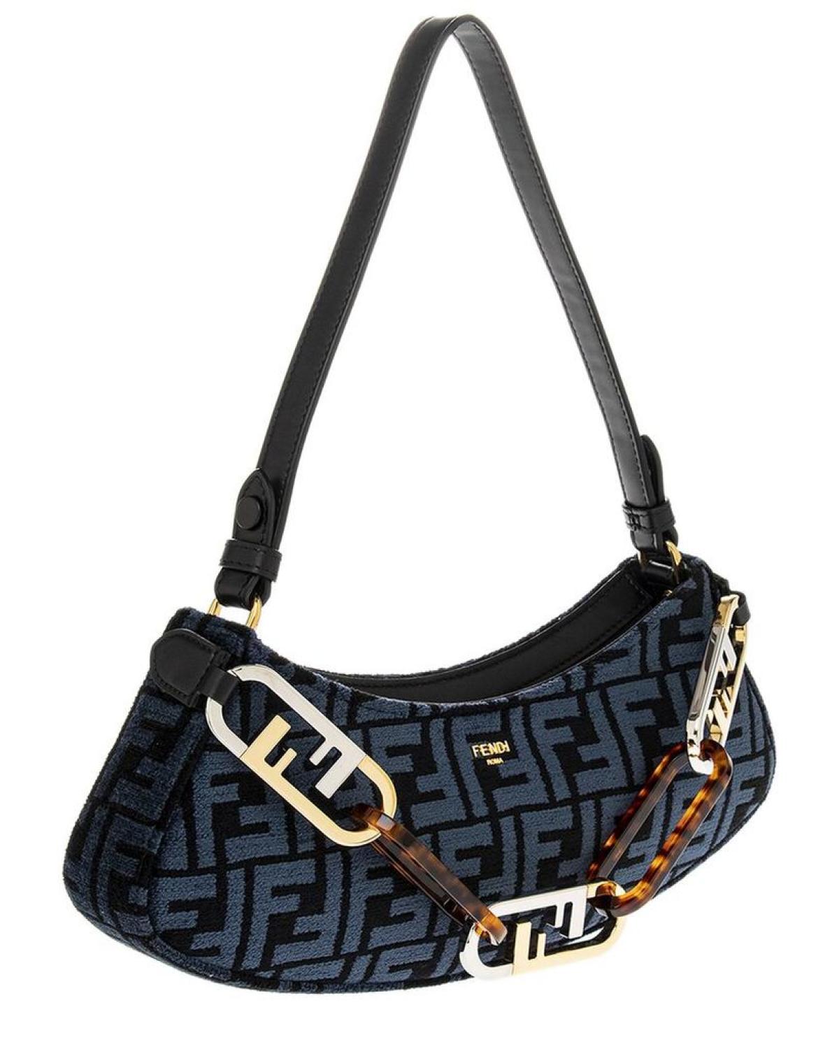 FENDI FF O'Lock Swing Shoulder Bag