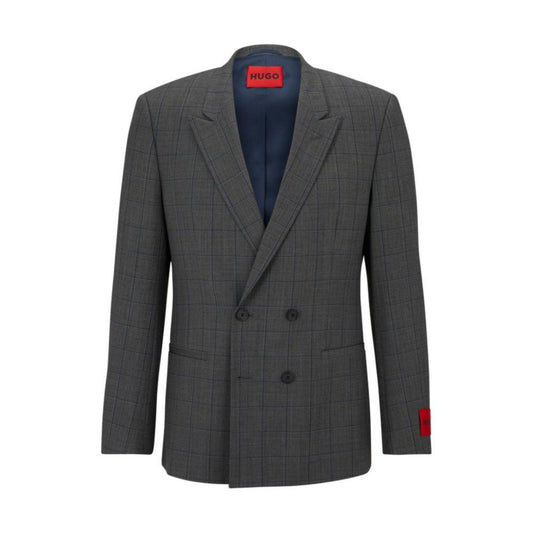 Slim-fit jacket in a performance-stretch wool blend