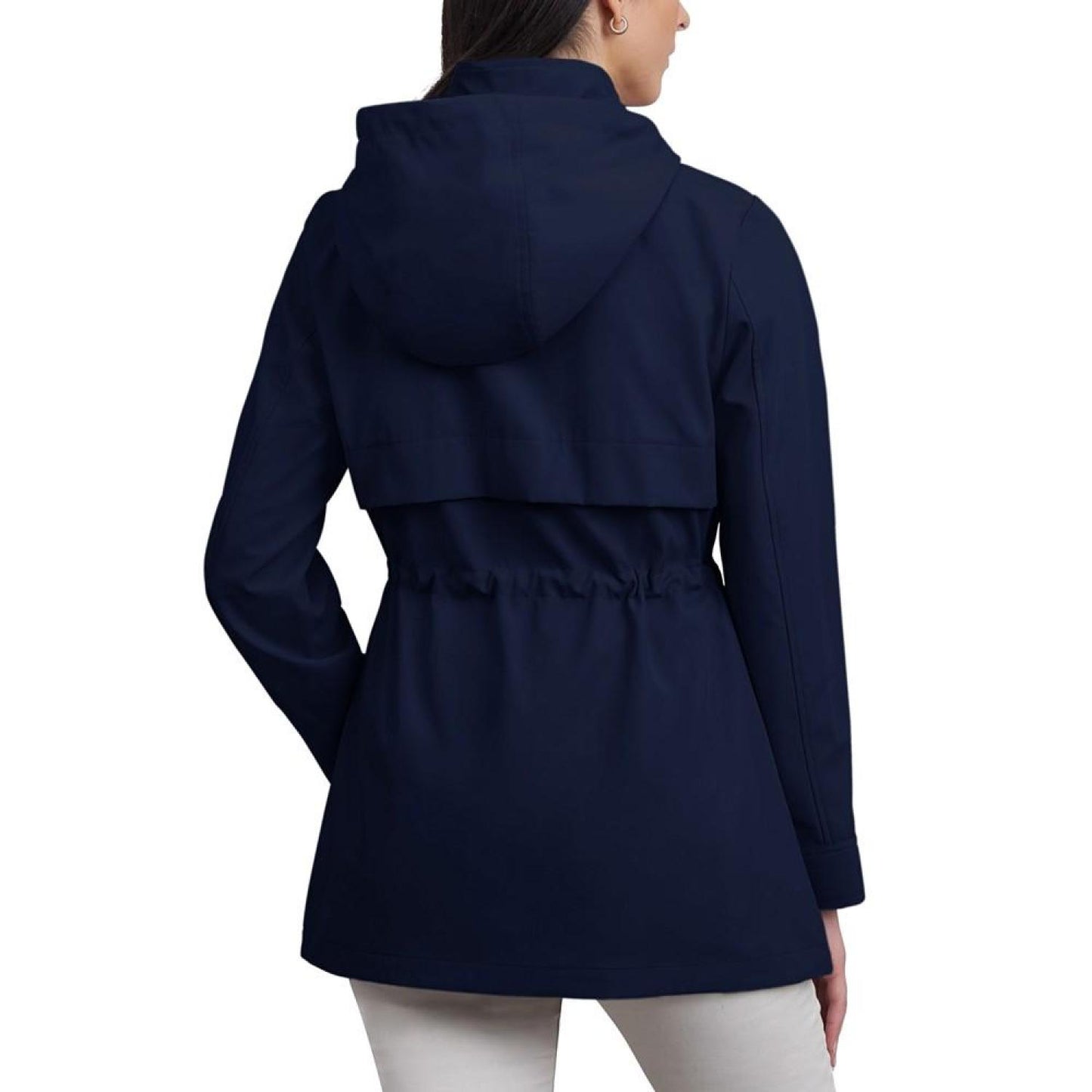 Women's Hooded Water-Resistant Anorak Coat