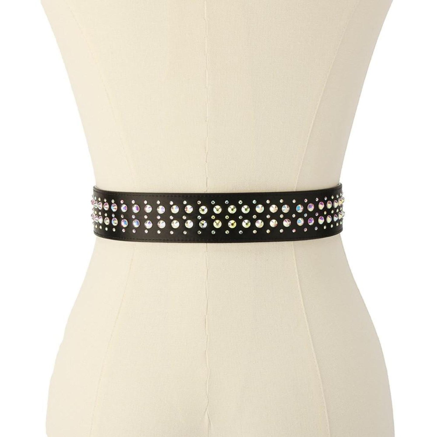 Women's Embellished Faux-Leather Belt