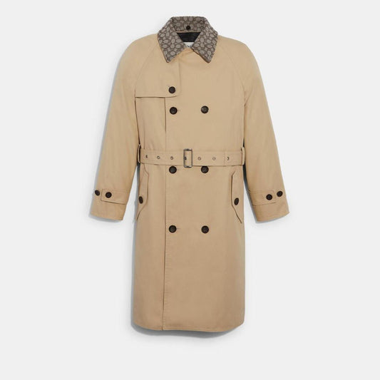 Coach Outlet Trench Coat In Organic Cotton And Recycled Polyester