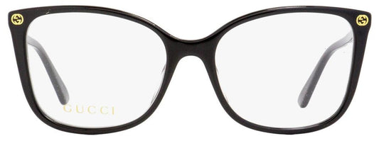 Gucci Women's  Eyeglasses GG0026O 001 Black 53mm