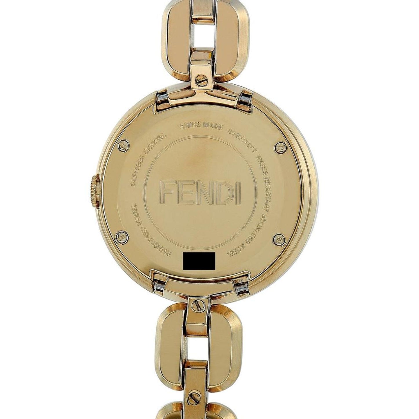 Fendi My Way Gold-Tone White Ceramic Quartz Watch F359424004