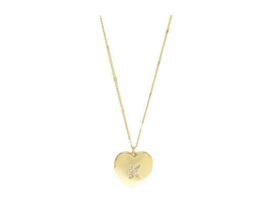 K Heart Locket