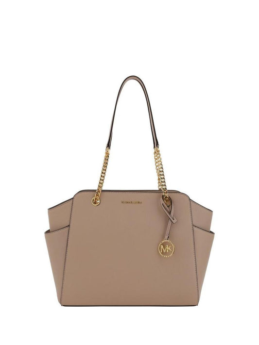 Michael Michael Kors Jacquelyn Logo Charm Medium Tote Bag