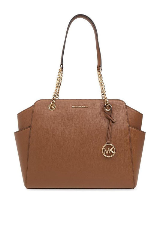 Michael Michael Kors Jacquelyn Logo Charm Medium Tote Bag