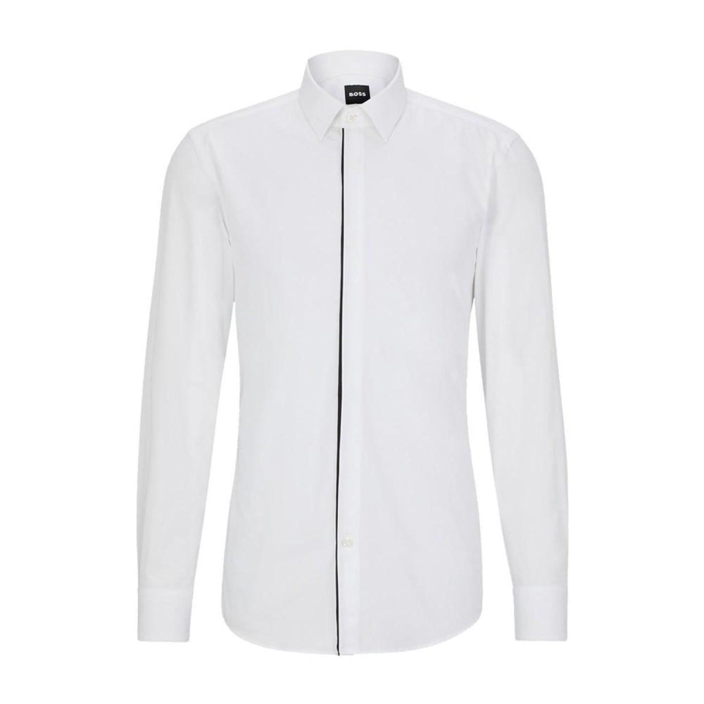 Men's Easy-Iron Slim-Fit Dress Shirt