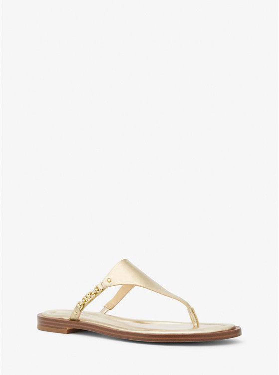 Daniella Metallic Leather Sandal