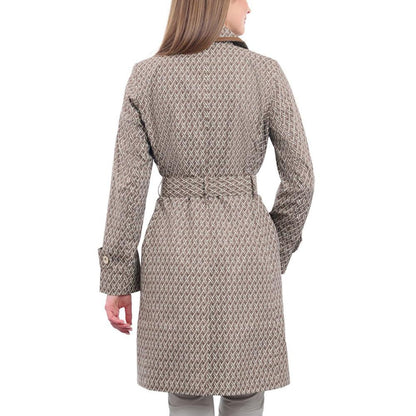 Women's Belted Logo Trench Coat