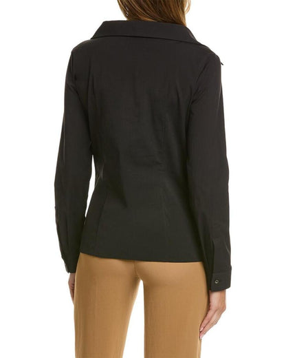 Michael Kors Poplin Portrait Top