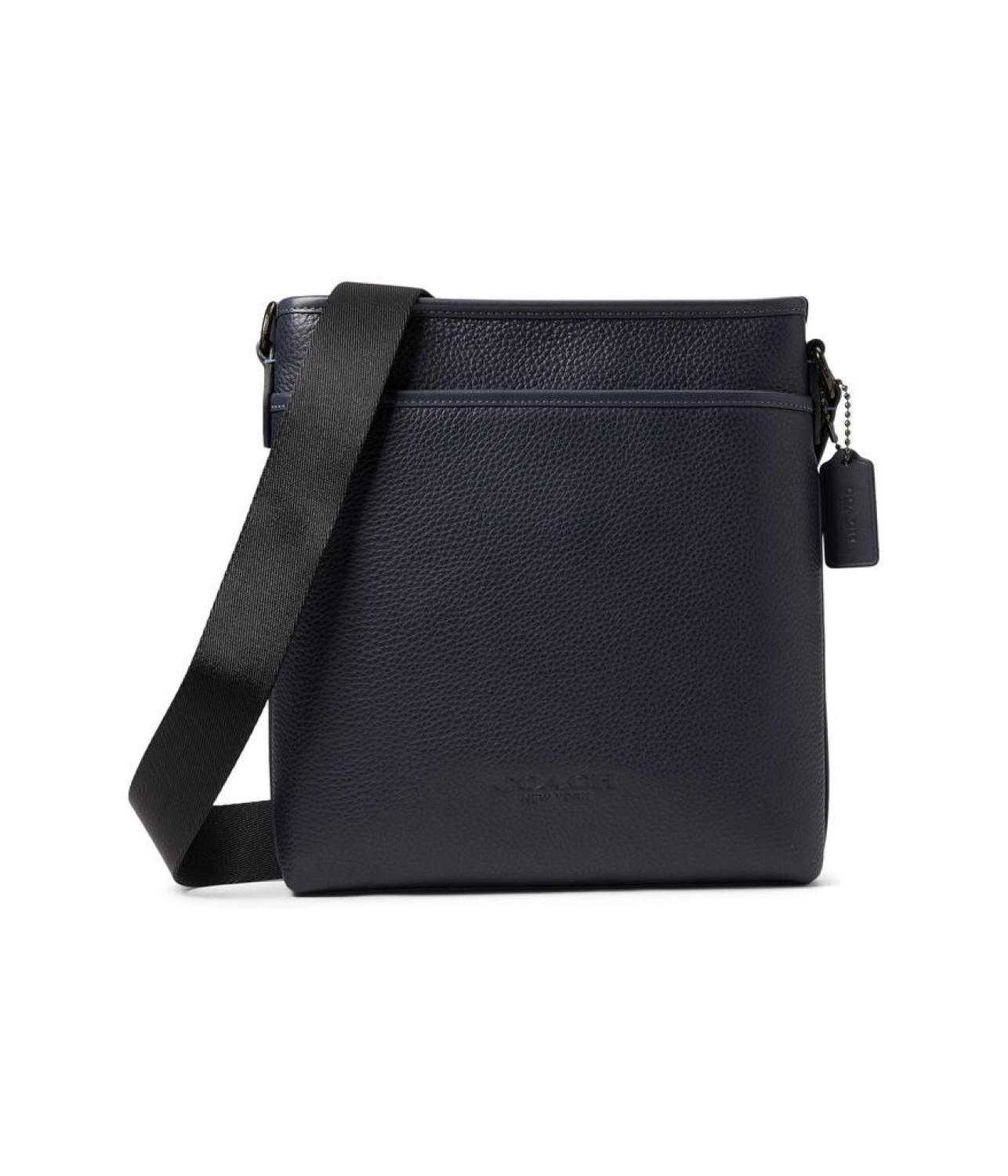 Gotham Slim Crossbody in Pebble Leather