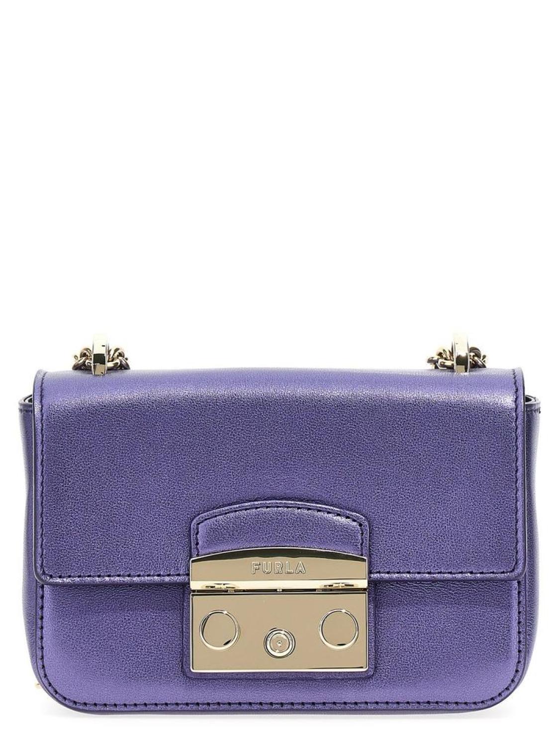 Furla Metropolis Fold-Over Mini Crossbody Bag