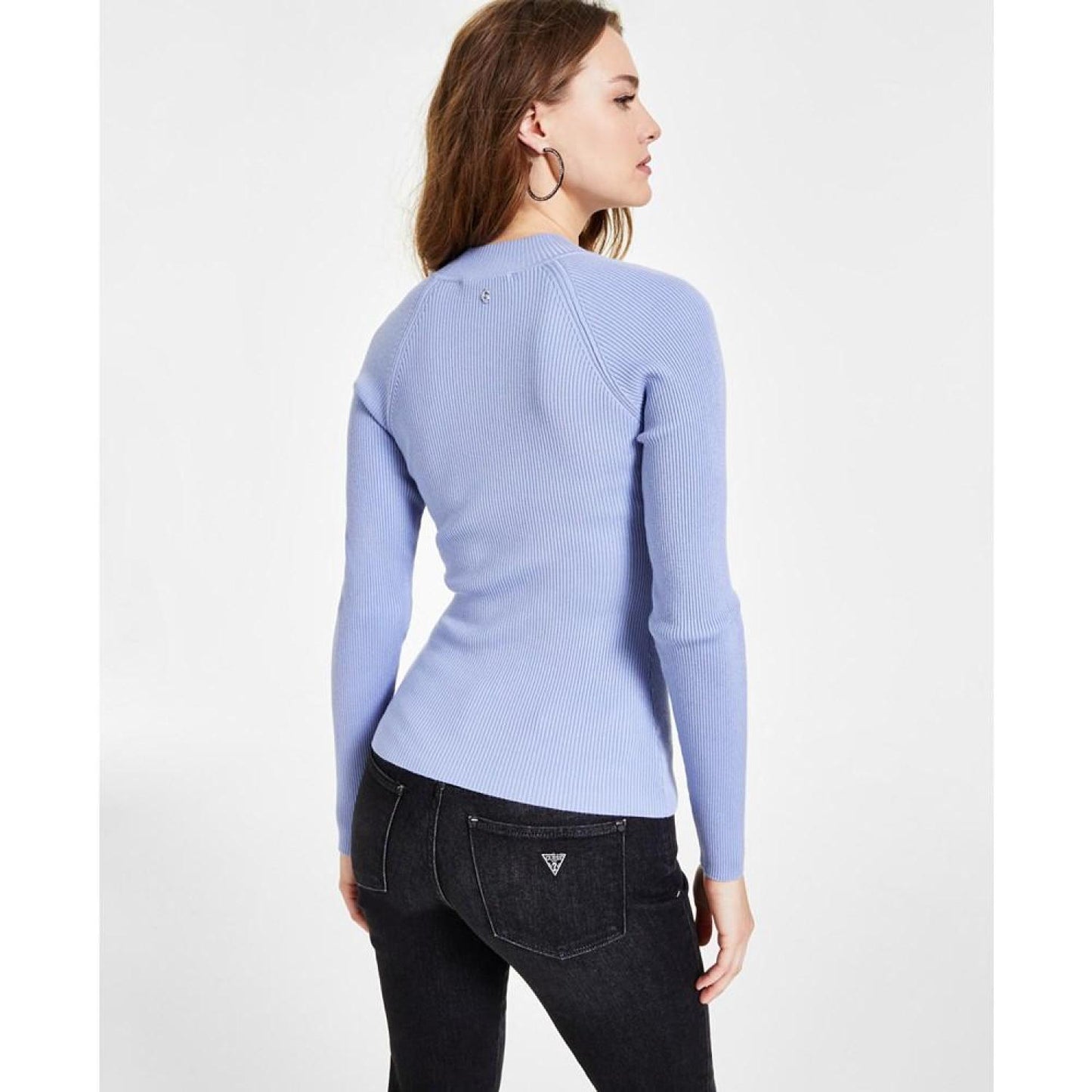 Women's Rubie Twist-Front Cut-Out Sweater