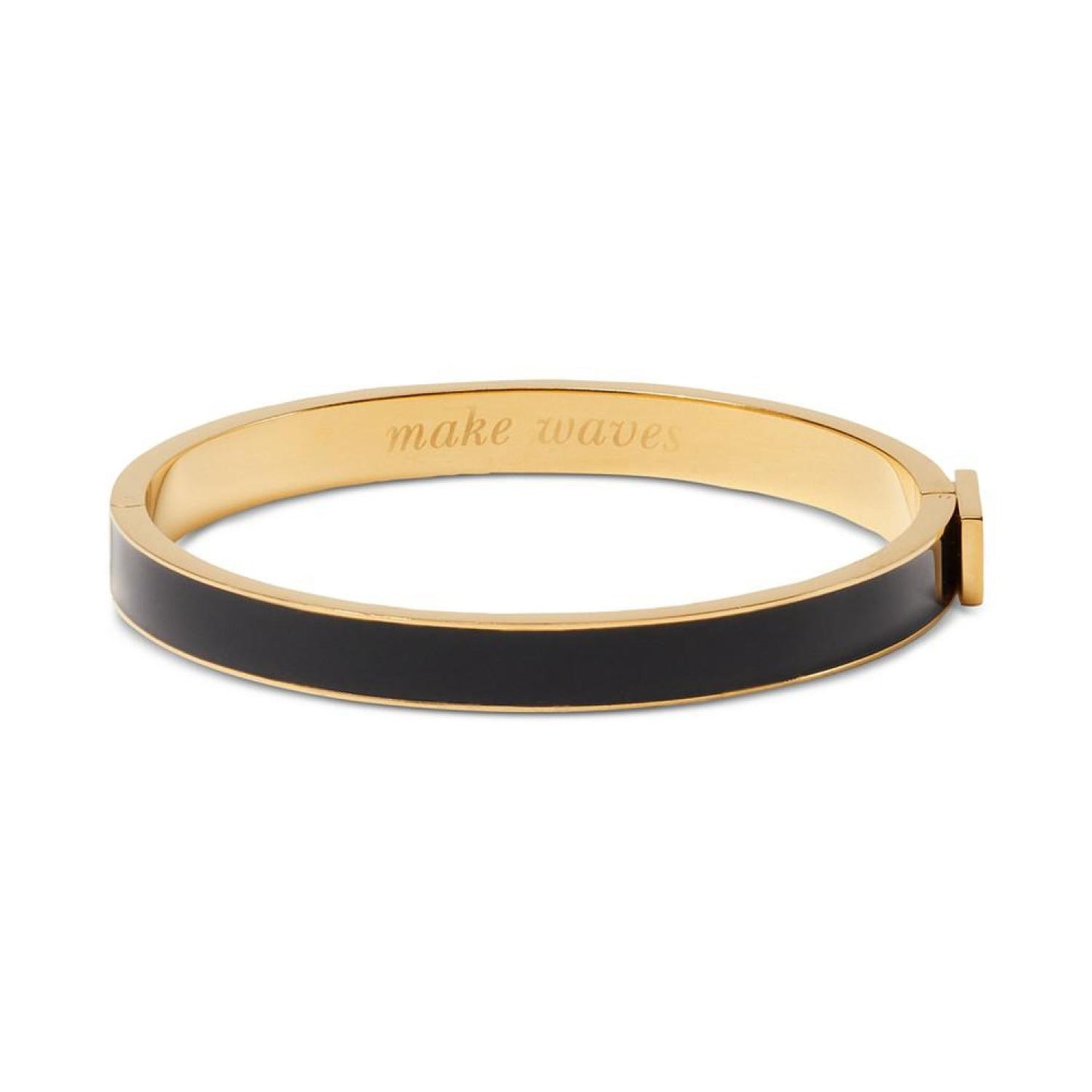 Gold-Tone Never A Dull Moment Color Inlay Bangle Bracelet