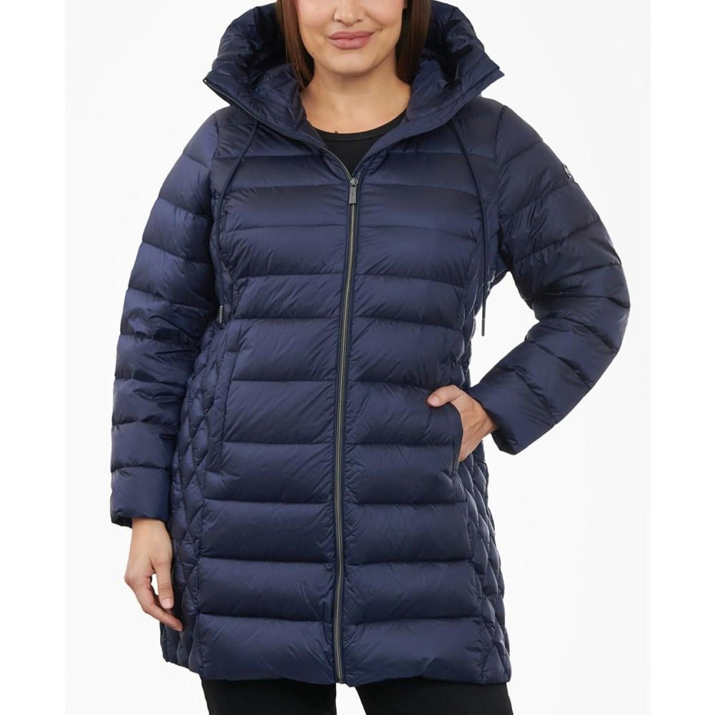 Women's Plus Size Hooded Down Packable Puffer Coat