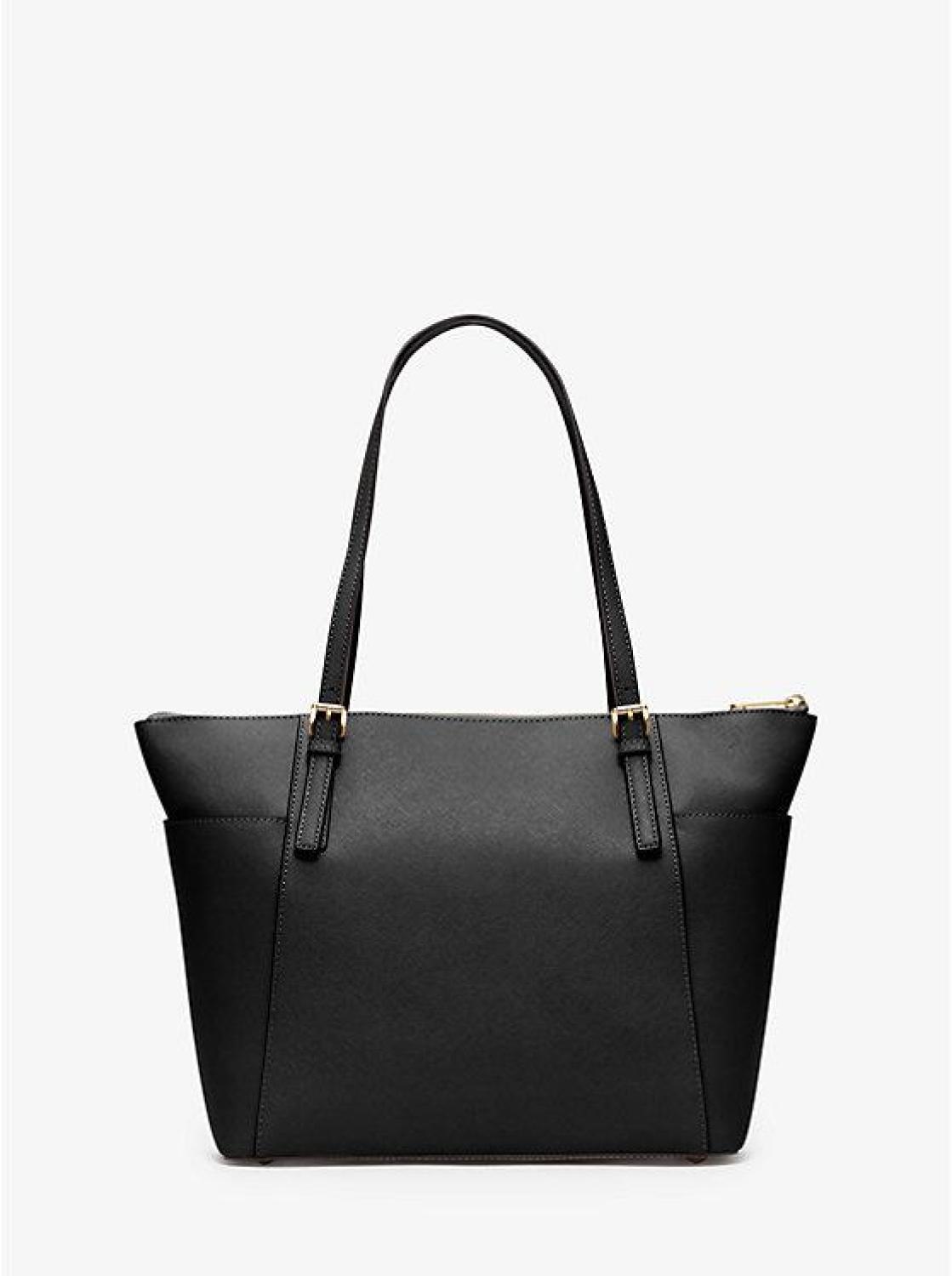 Jet Set Large Crossgrain Leather Top-Zip Tote Bag