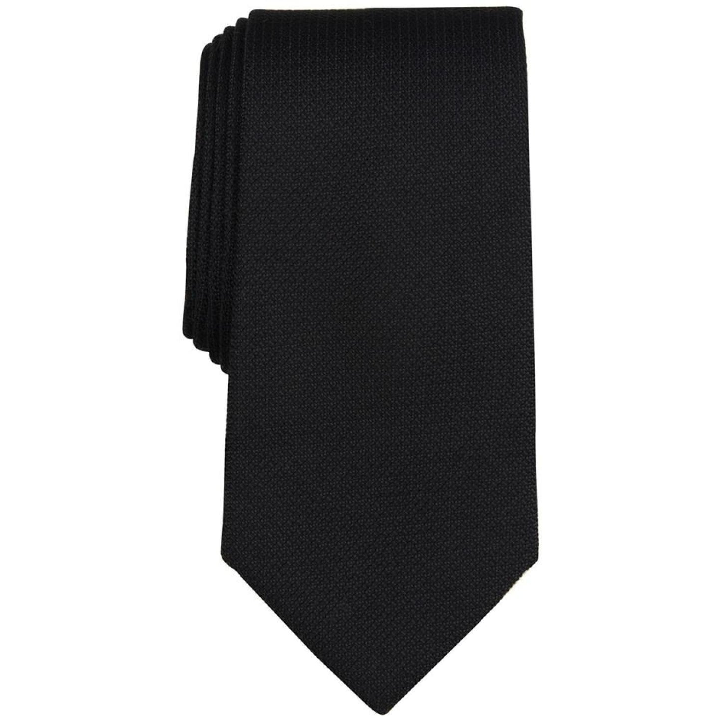 Men's Solid Black Tie