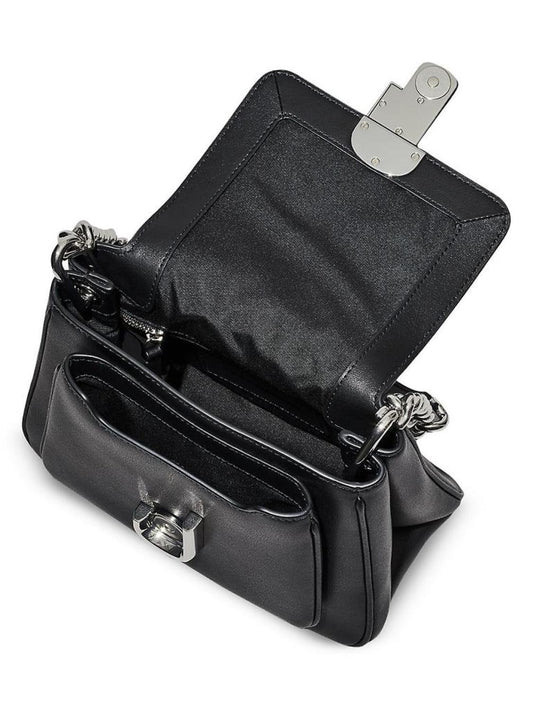 The Mini Chain Leather Satchel