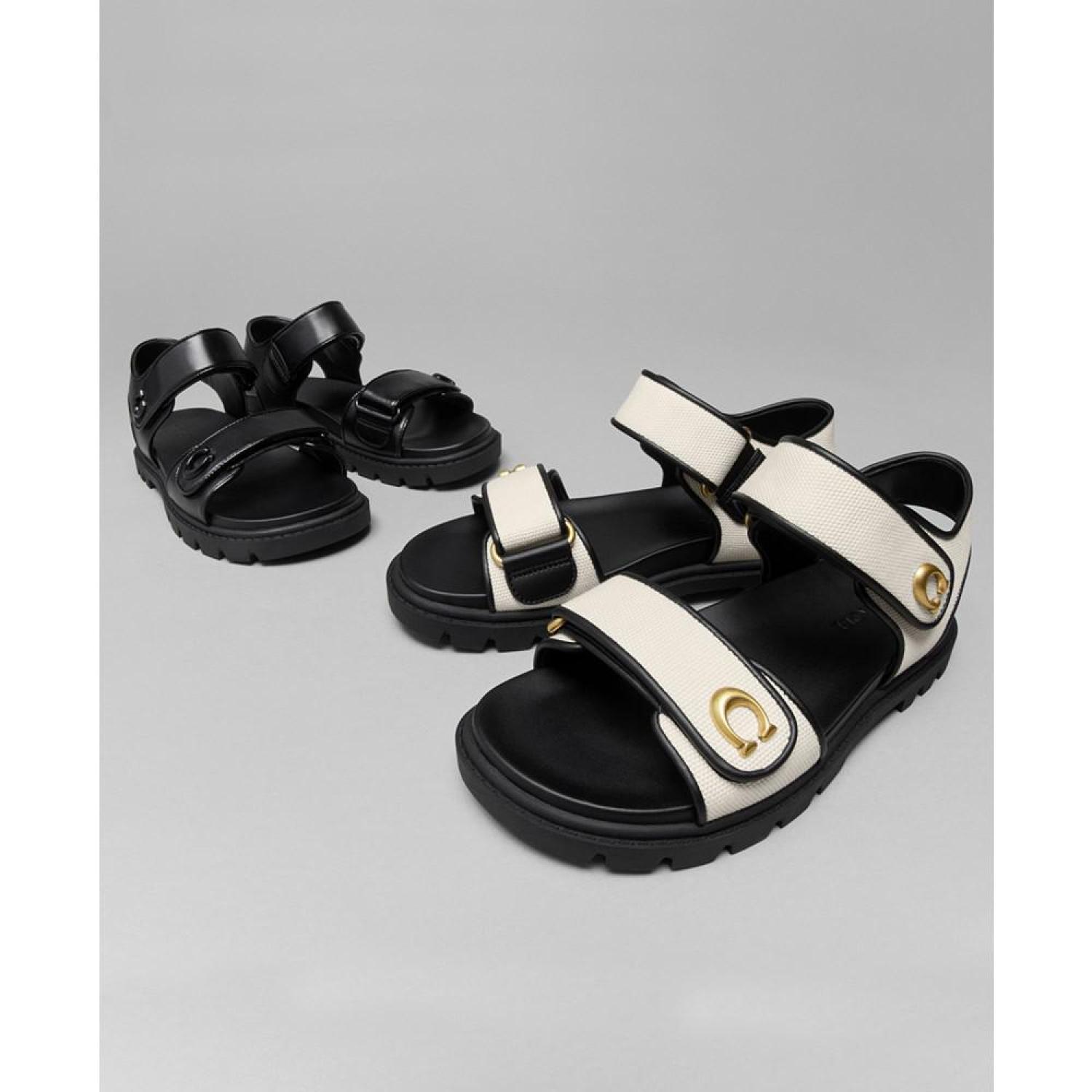 Step into Style and Comfort: A Comprehensive Guide to Coach Brynn Canvas Banded Sandals