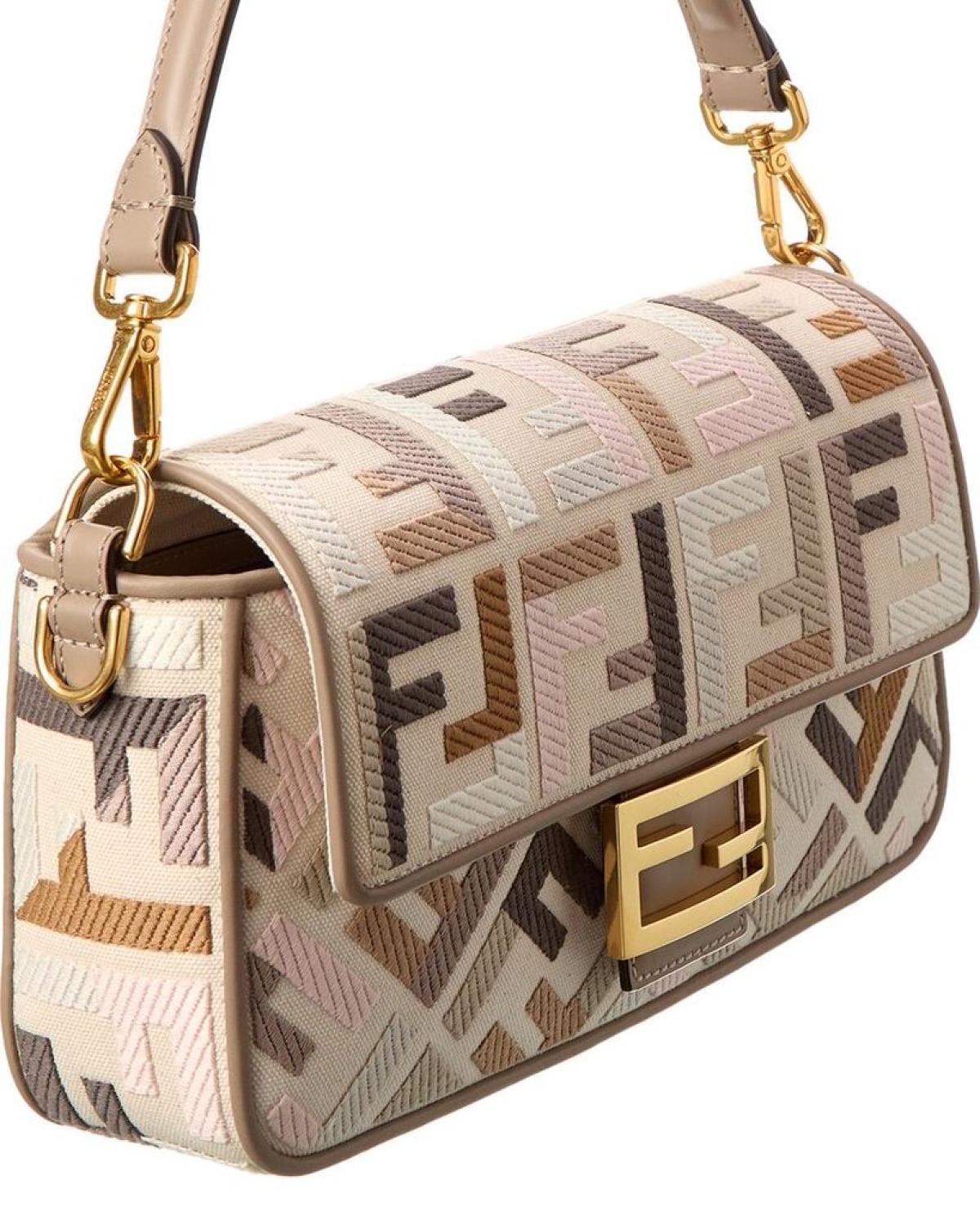 Canvas discount fendi bag