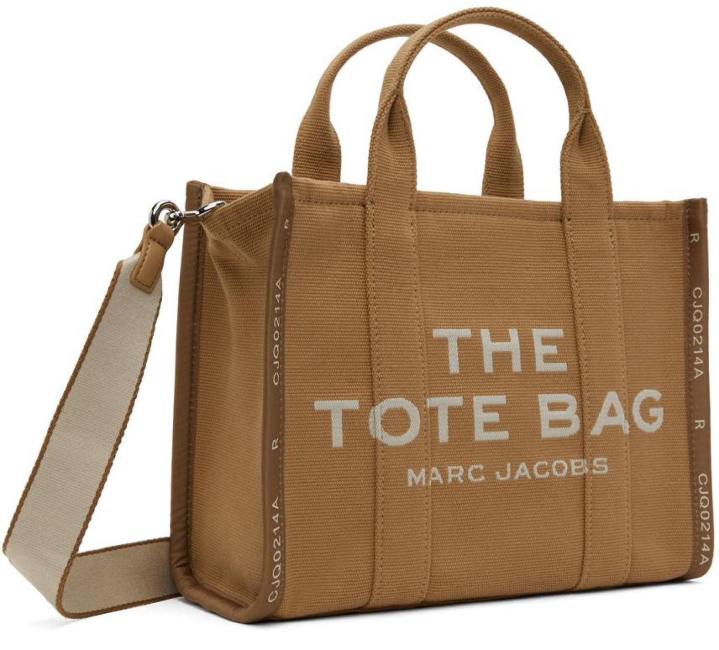 Tan 'The Jacquard Medium' Tote