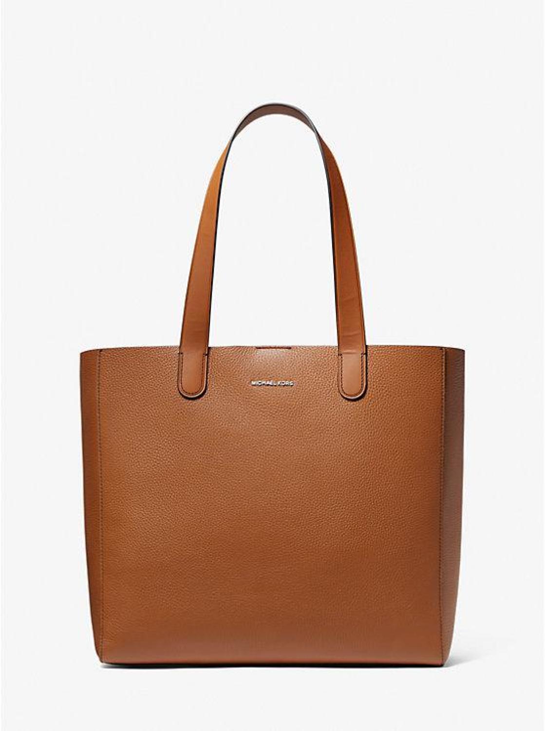 Hudson Pebbled Leather Tote Bag