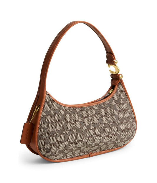 Signature Textile Jacquard Eve Shoulder Bag